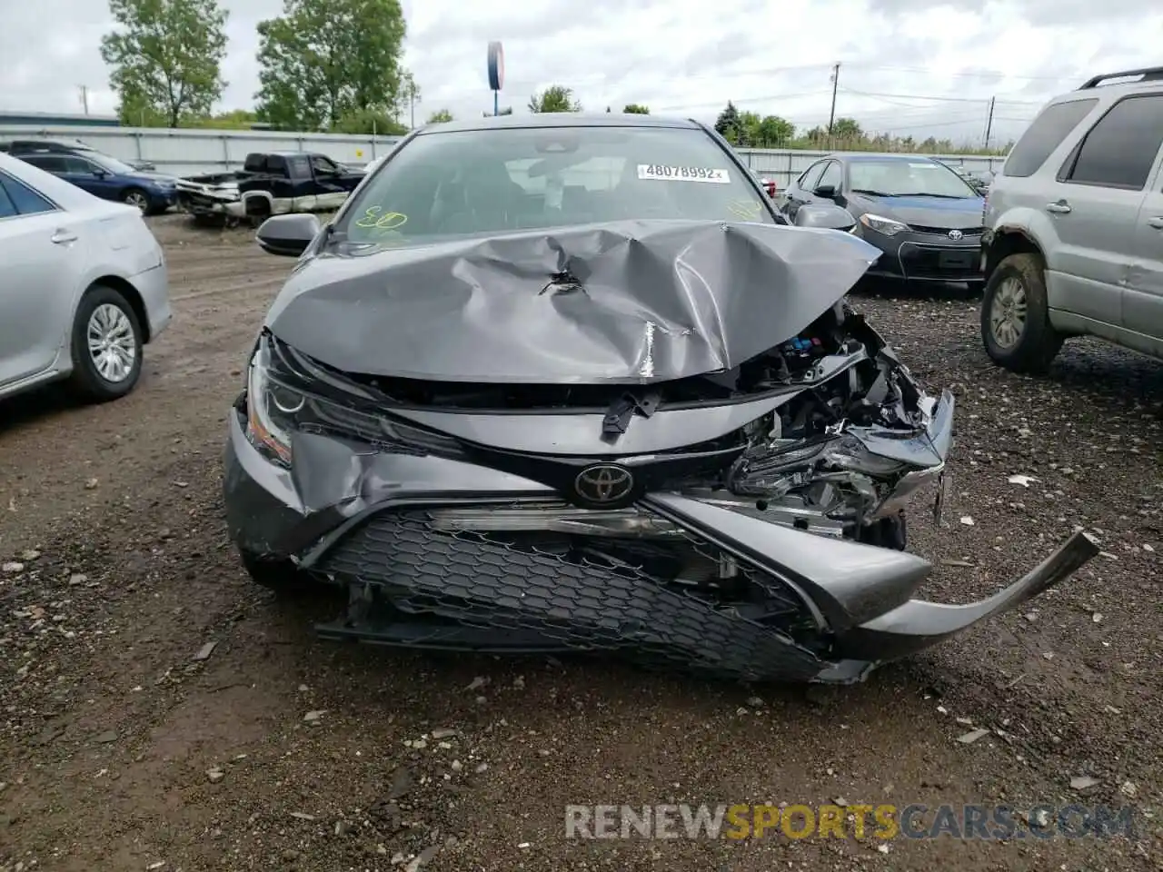 9 Photograph of a damaged car JTND4MBE9M3108039 TOYOTA COROLLA 2021