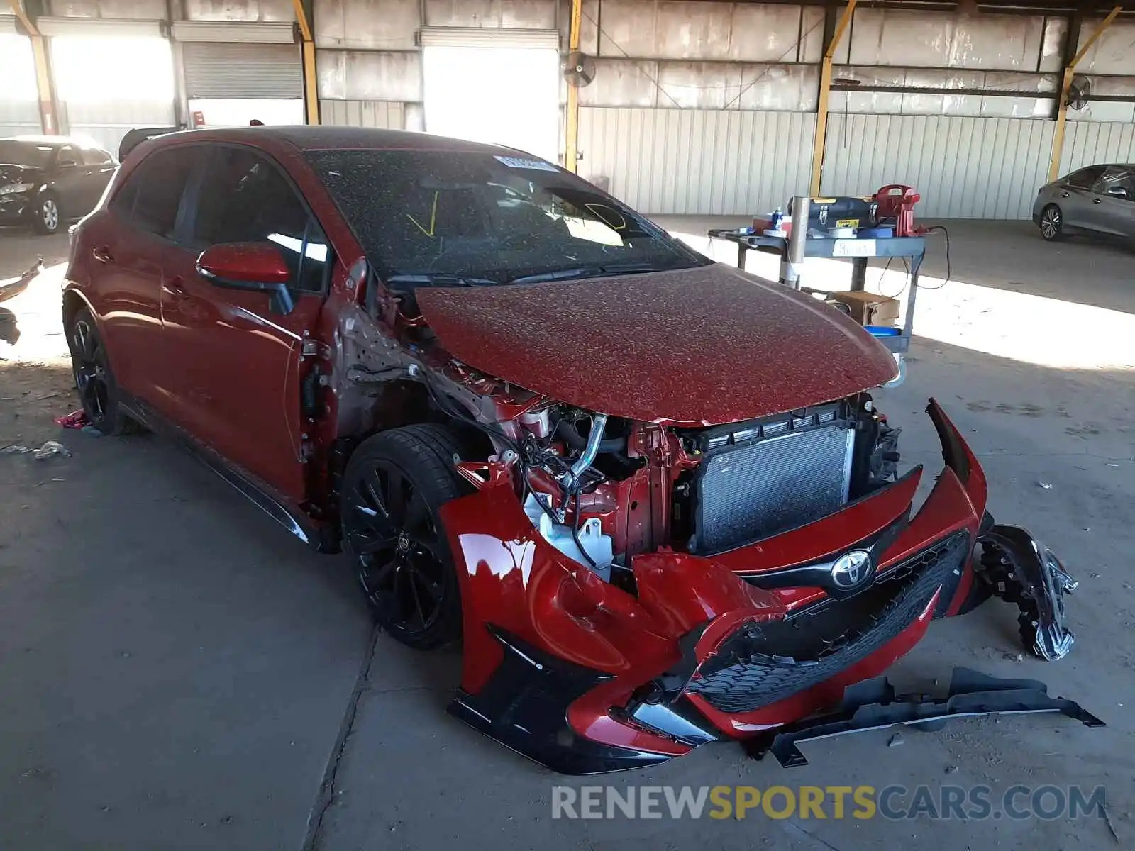 1 Photograph of a damaged car JTND4MBE9M3109630 TOYOTA COROLLA 2021