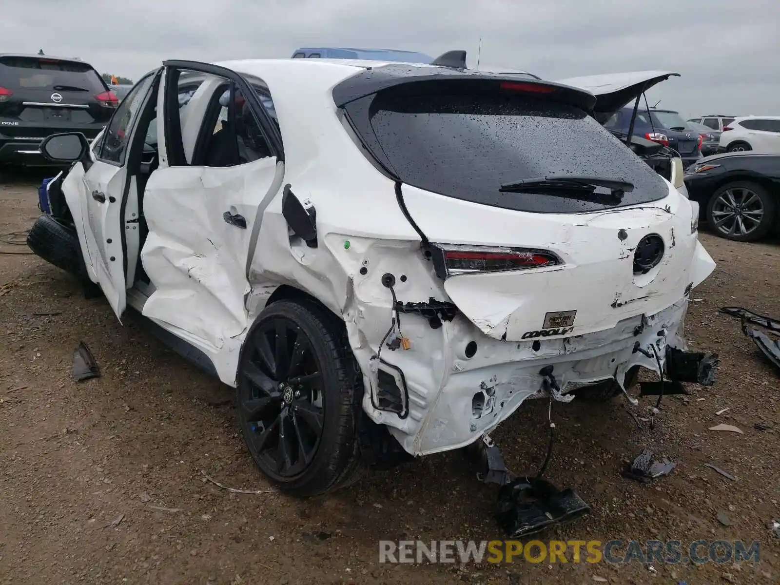 3 Photograph of a damaged car JTND4MBE9M3110518 TOYOTA COROLLA 2021