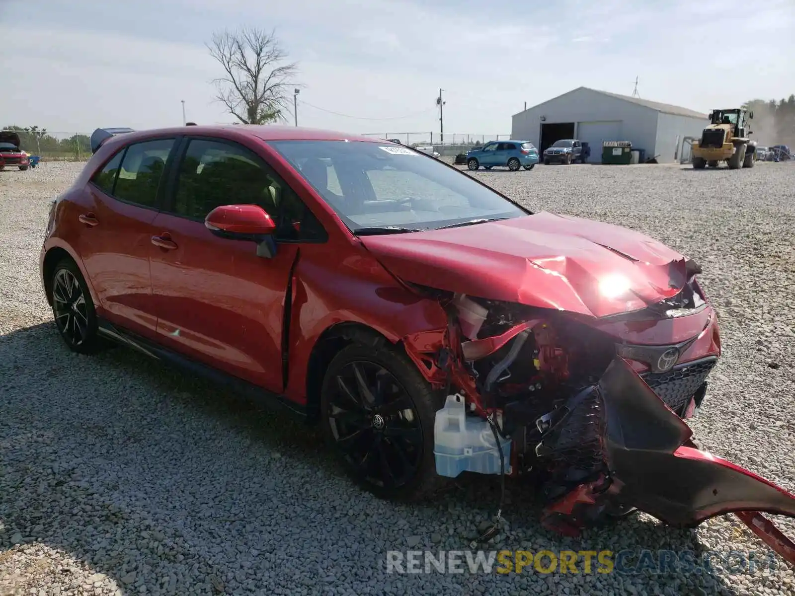 1 Photograph of a damaged car JTND4MBE9M3111572 TOYOTA COROLLA 2021