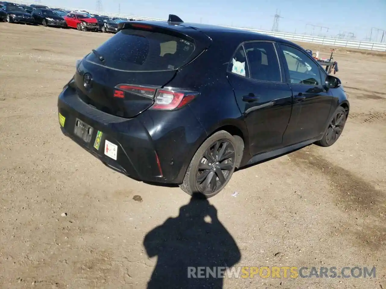 4 Photograph of a damaged car JTND4MBE9M3112124 TOYOTA COROLLA 2021