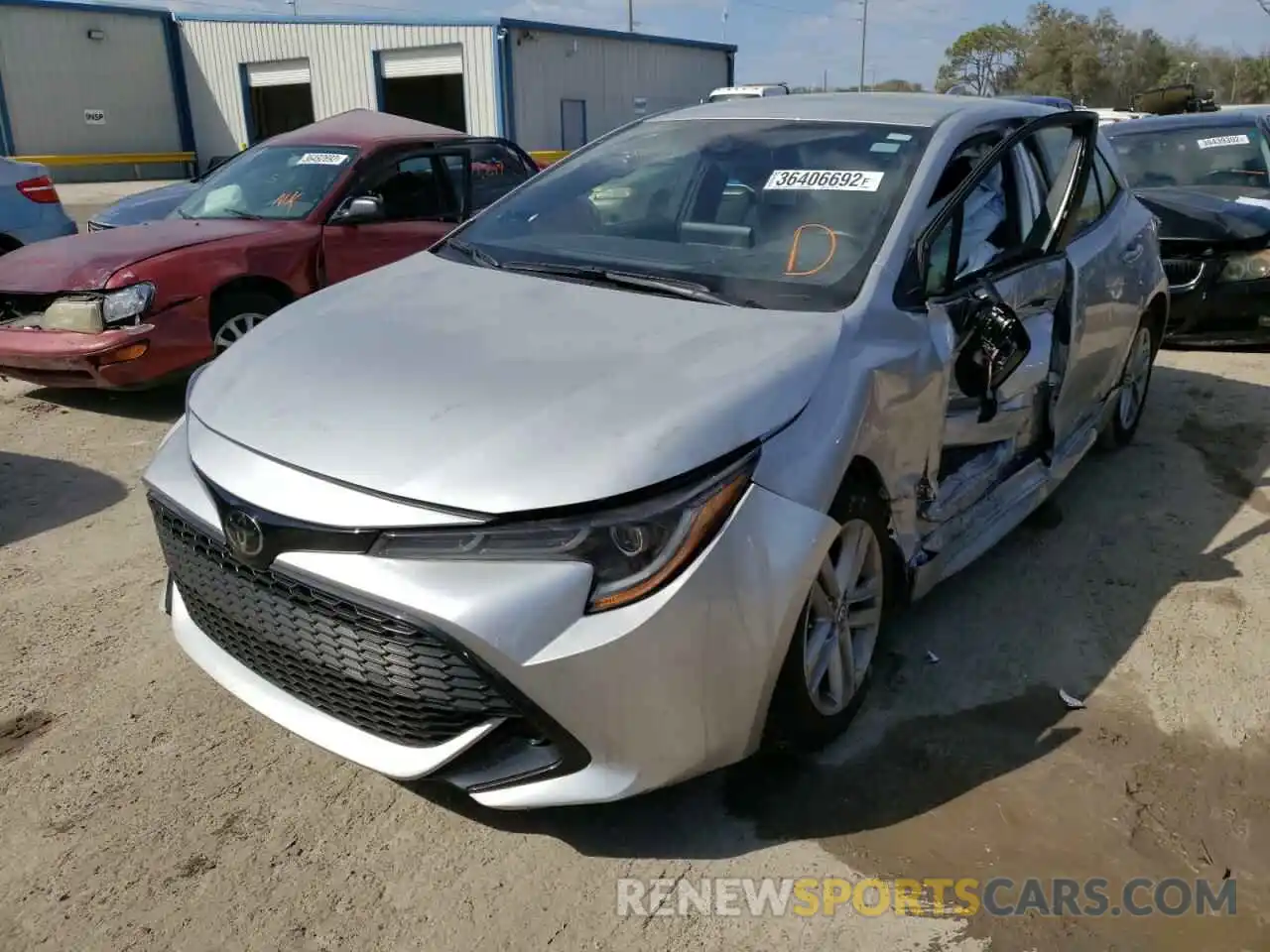 2 Photograph of a damaged car JTND4MBE9M3114648 TOYOTA COROLLA 2021