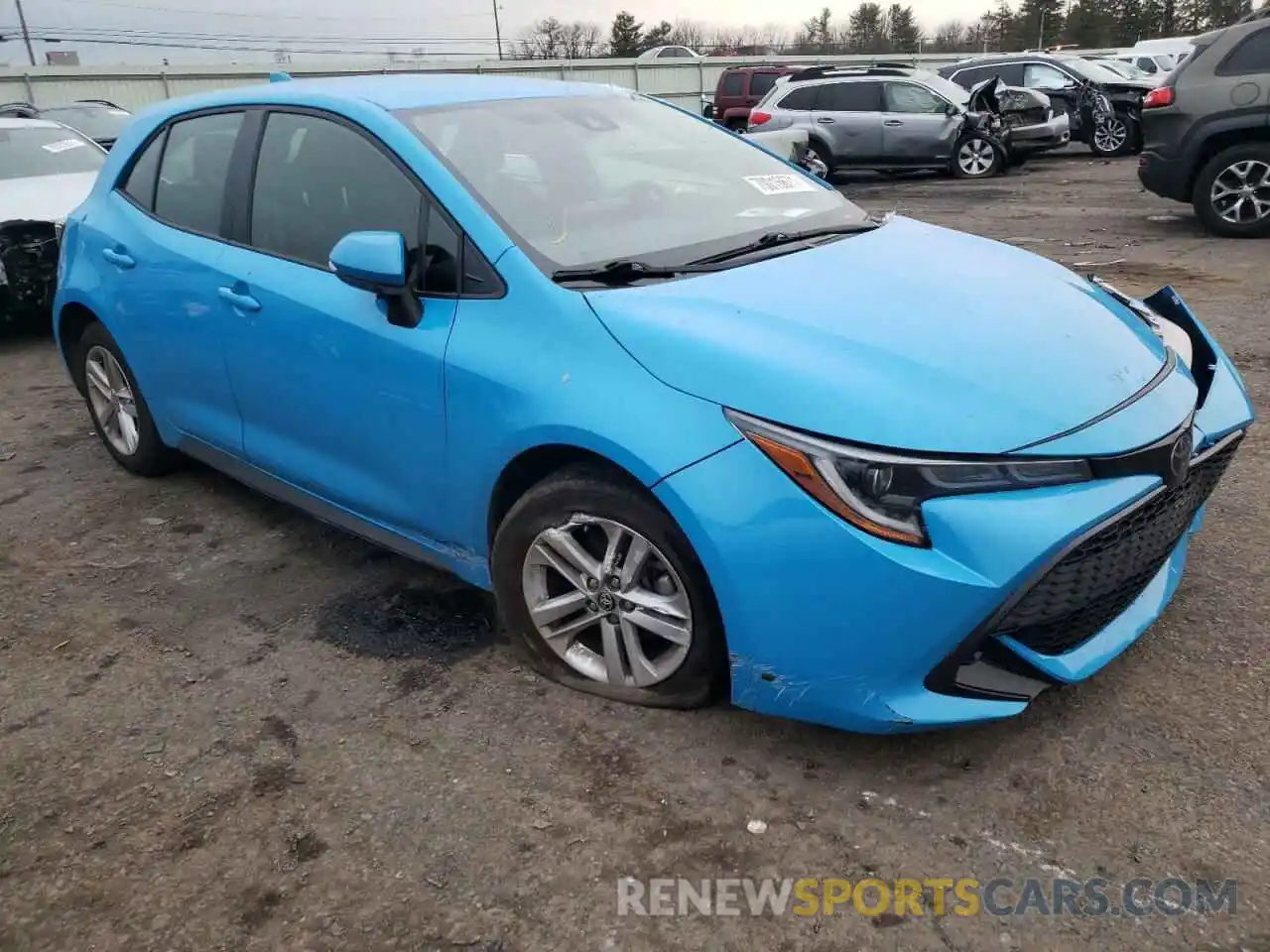 1 Photograph of a damaged car JTND4MBE9M3123835 TOYOTA COROLLA 2021