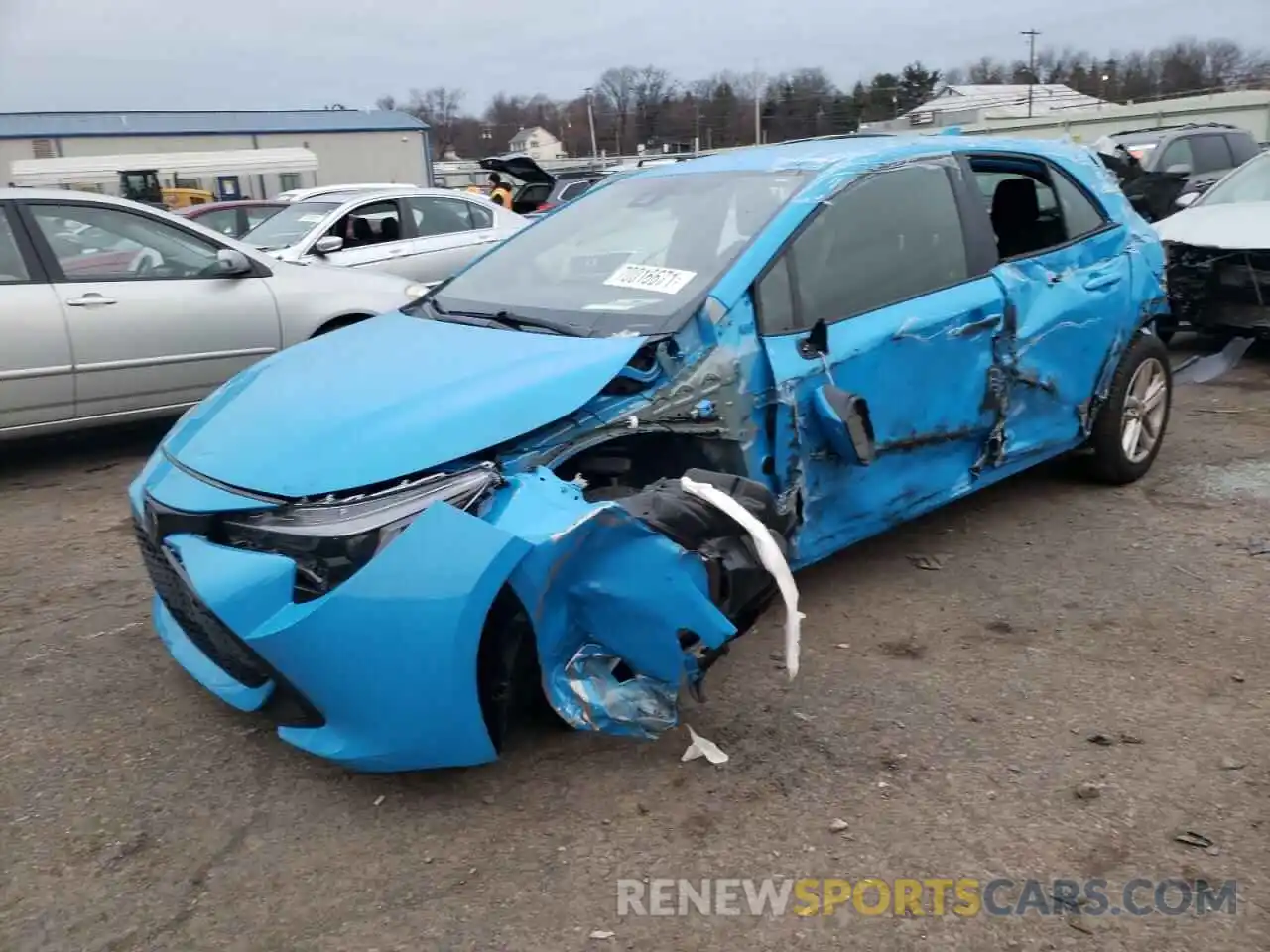 2 Photograph of a damaged car JTND4MBE9M3123835 TOYOTA COROLLA 2021