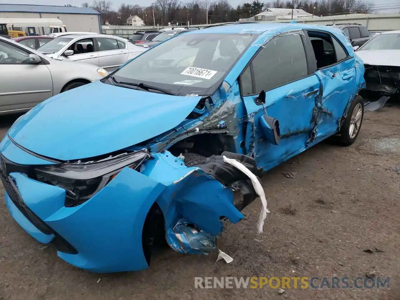 9 Photograph of a damaged car JTND4MBE9M3123835 TOYOTA COROLLA 2021