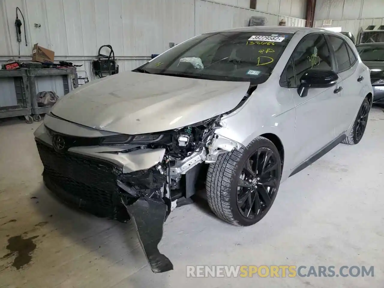 2 Photograph of a damaged car JTND4MBE9M3138688 TOYOTA COROLLA 2021