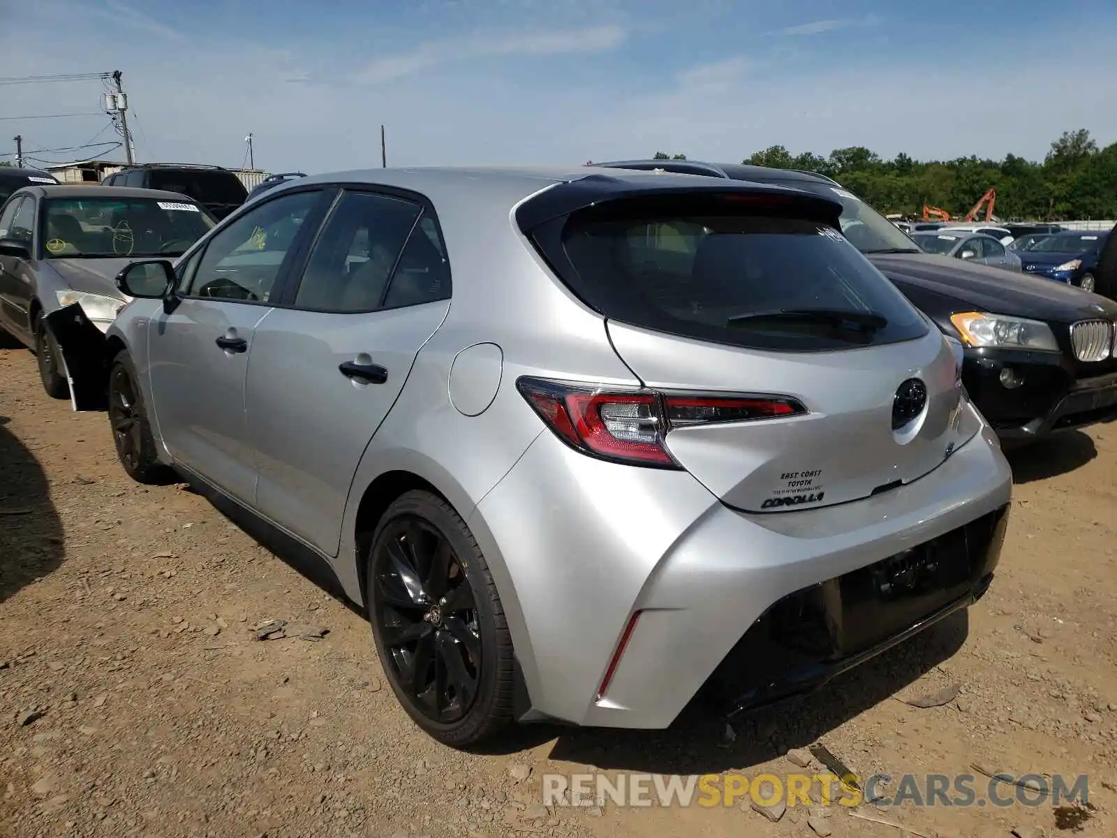 3 Photograph of a damaged car JTND4MBE9M3139386 TOYOTA COROLLA 2021