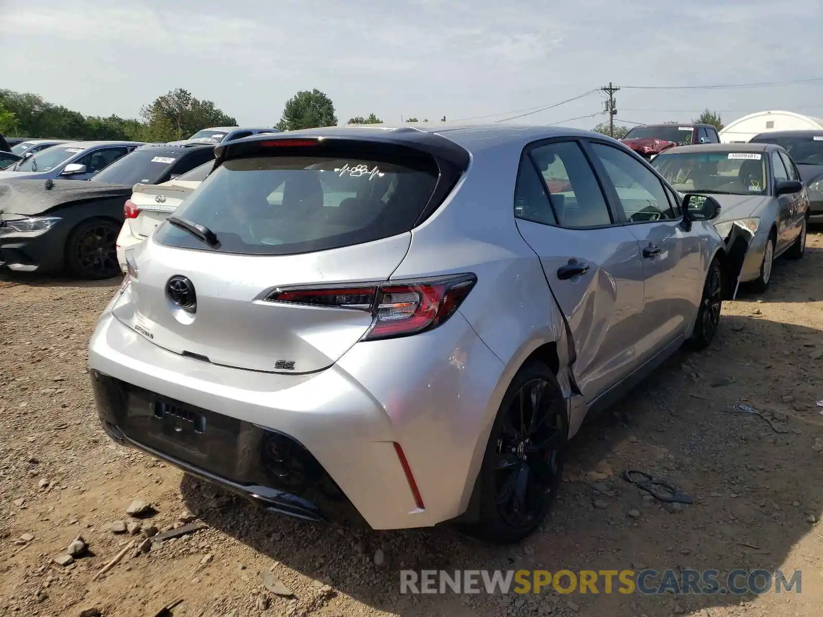 4 Photograph of a damaged car JTND4MBE9M3139386 TOYOTA COROLLA 2021