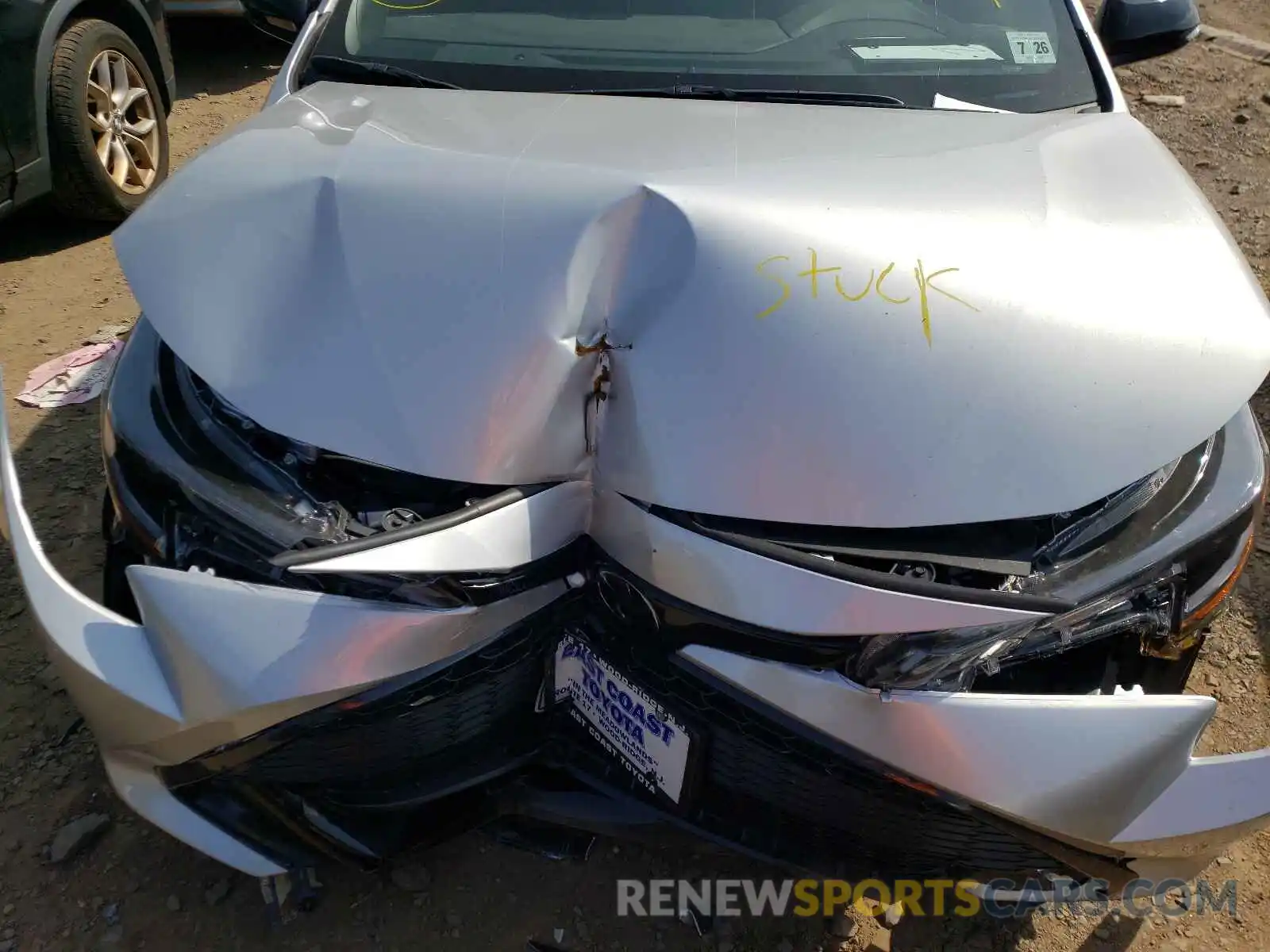 7 Photograph of a damaged car JTND4MBE9M3139386 TOYOTA COROLLA 2021