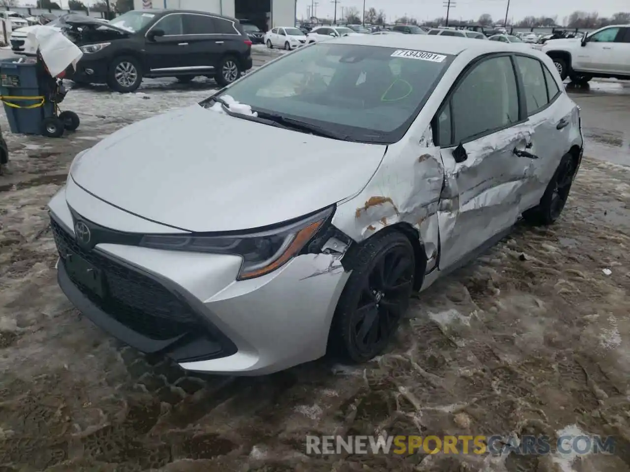 2 Photograph of a damaged car JTND4MBE9M3139890 TOYOTA COROLLA 2021