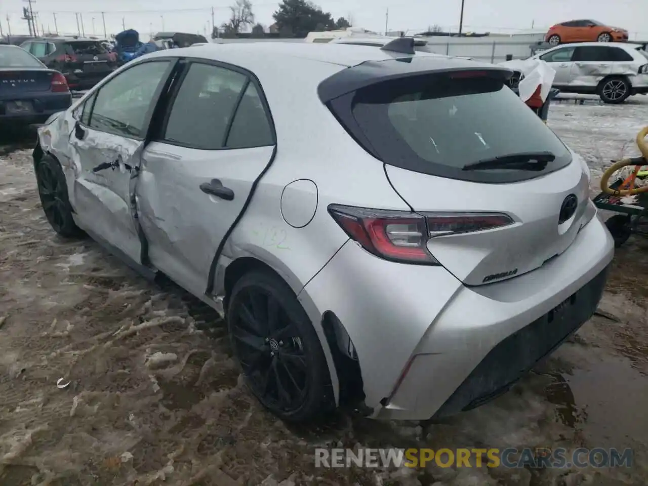 3 Photograph of a damaged car JTND4MBE9M3139890 TOYOTA COROLLA 2021