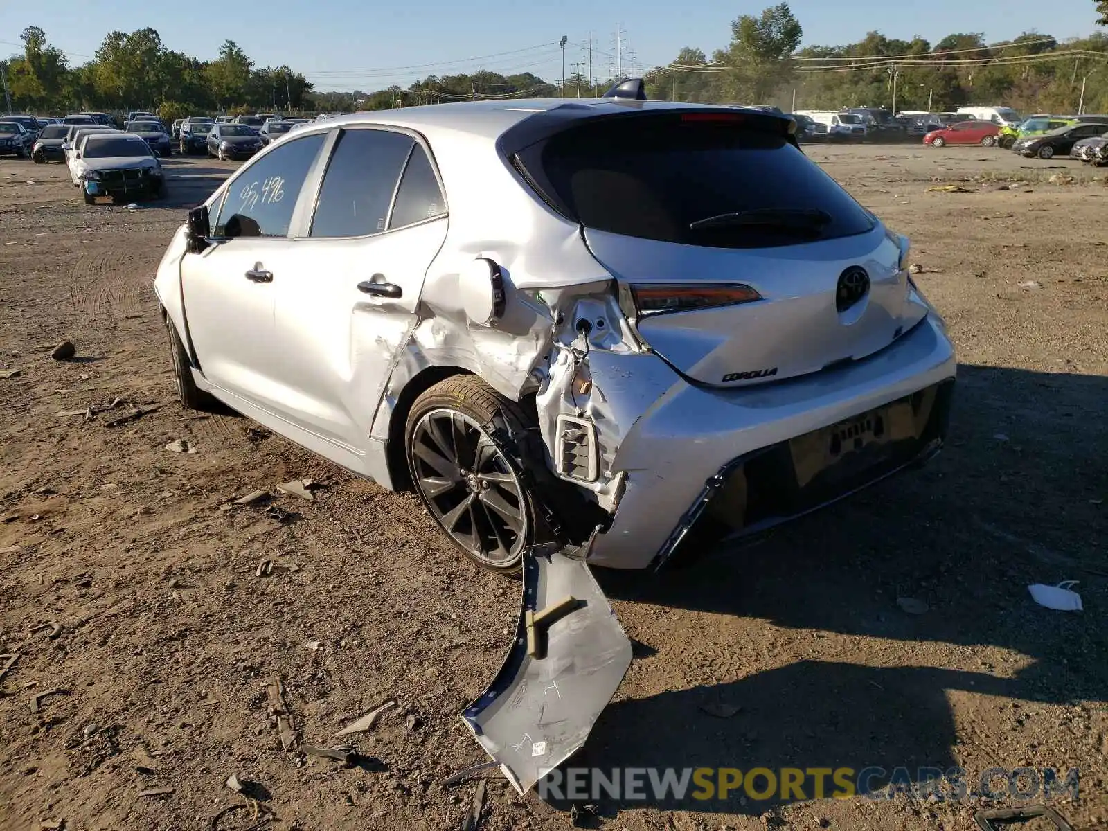 3 Photograph of a damaged car JTND4MBEXM3108857 TOYOTA COROLLA 2021