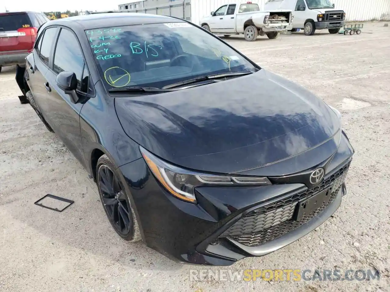 1 Photograph of a damaged car JTND4MBEXM3109734 TOYOTA COROLLA 2021