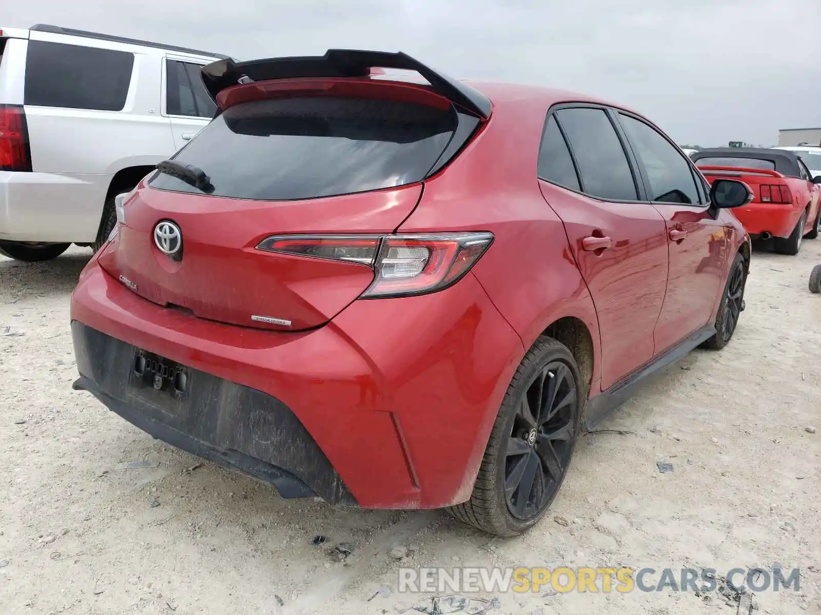 4 Photograph of a damaged car JTND4MBEXM3110365 TOYOTA COROLLA 2021