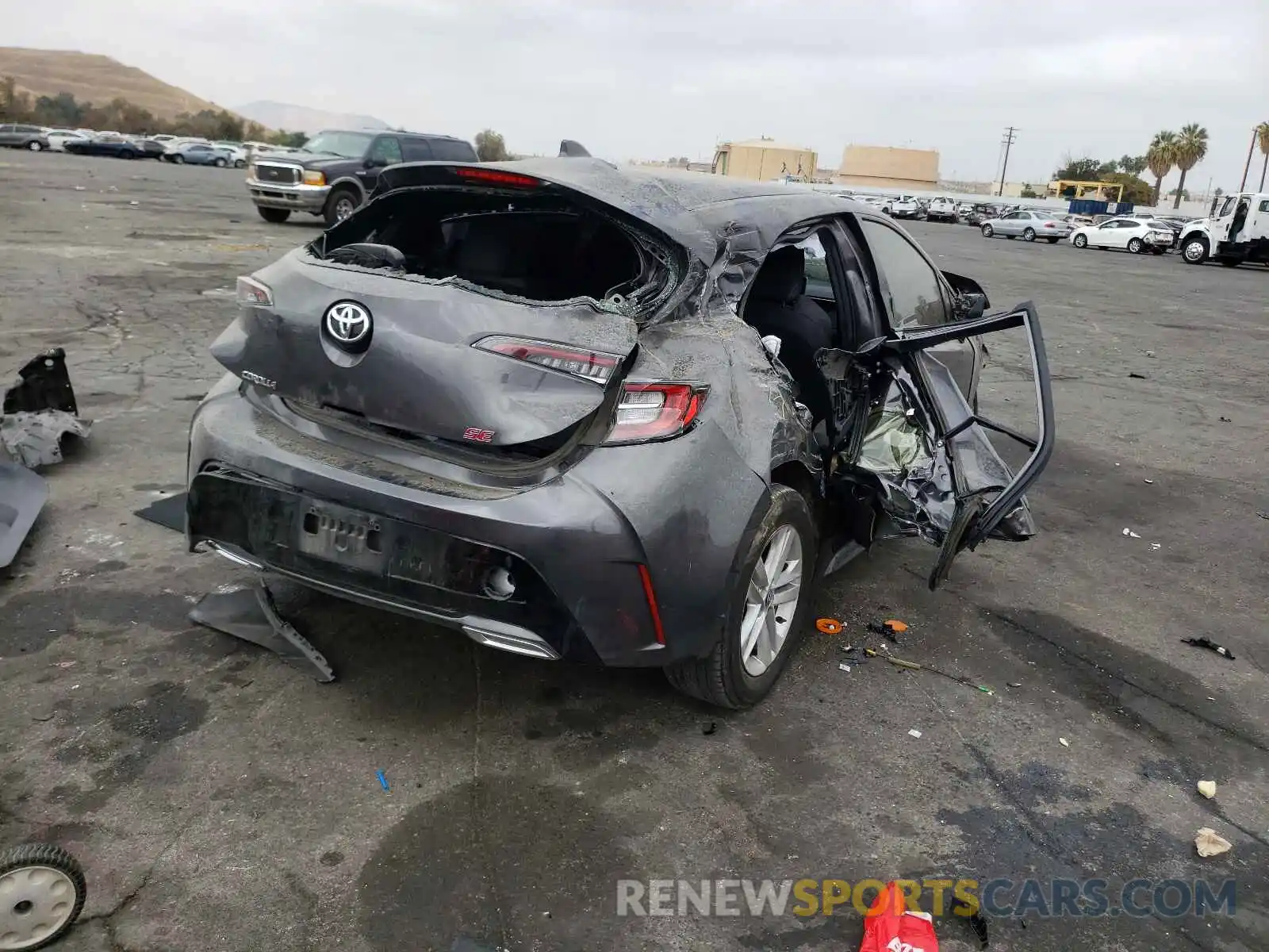 4 Photograph of a damaged car JTND4MBEXM3120202 TOYOTA COROLLA 2021