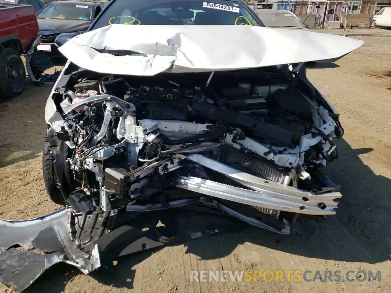 9 Photograph of a damaged car JTND4MBEXM3122242 TOYOTA COROLLA 2021