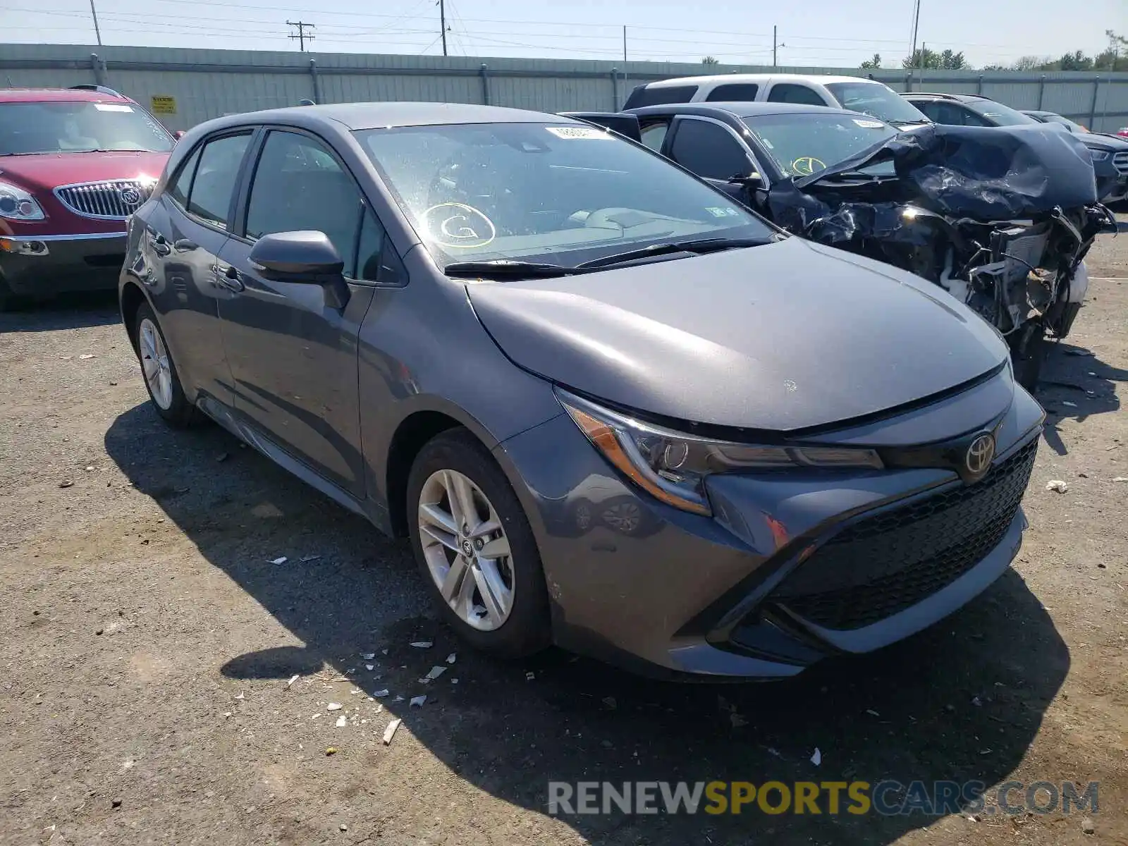 1 Photograph of a damaged car JTND4MBEXM3122581 TOYOTA COROLLA 2021