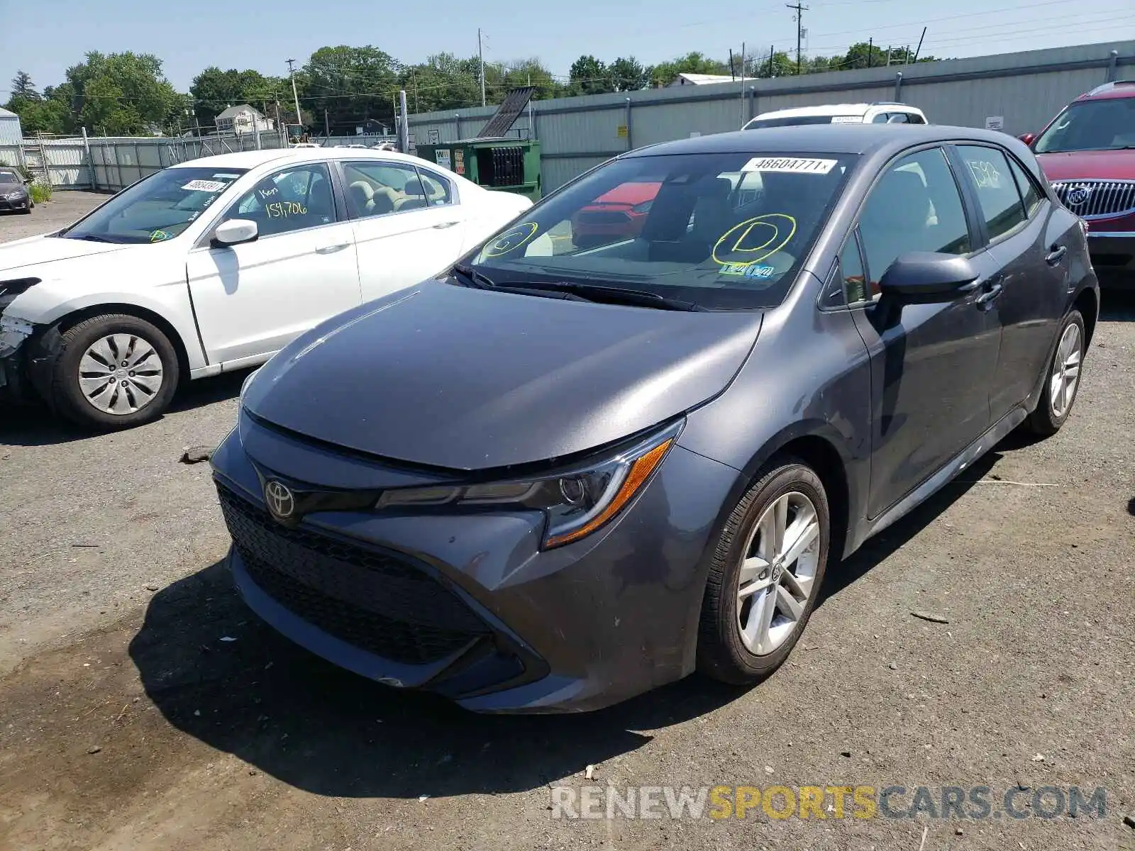 2 Photograph of a damaged car JTND4MBEXM3122581 TOYOTA COROLLA 2021