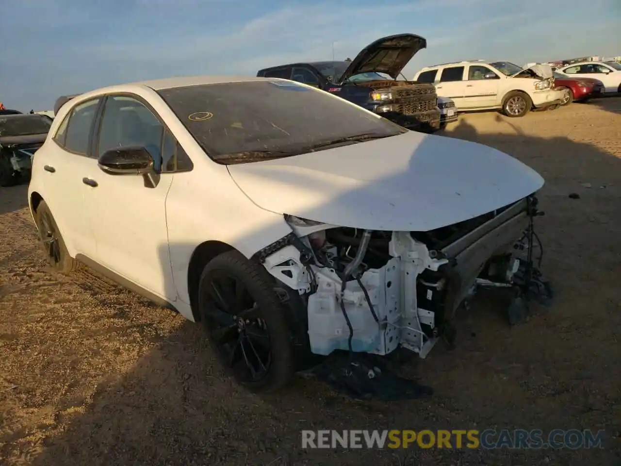 1 Photograph of a damaged car JTND4MBEXM3126016 TOYOTA COROLLA 2021