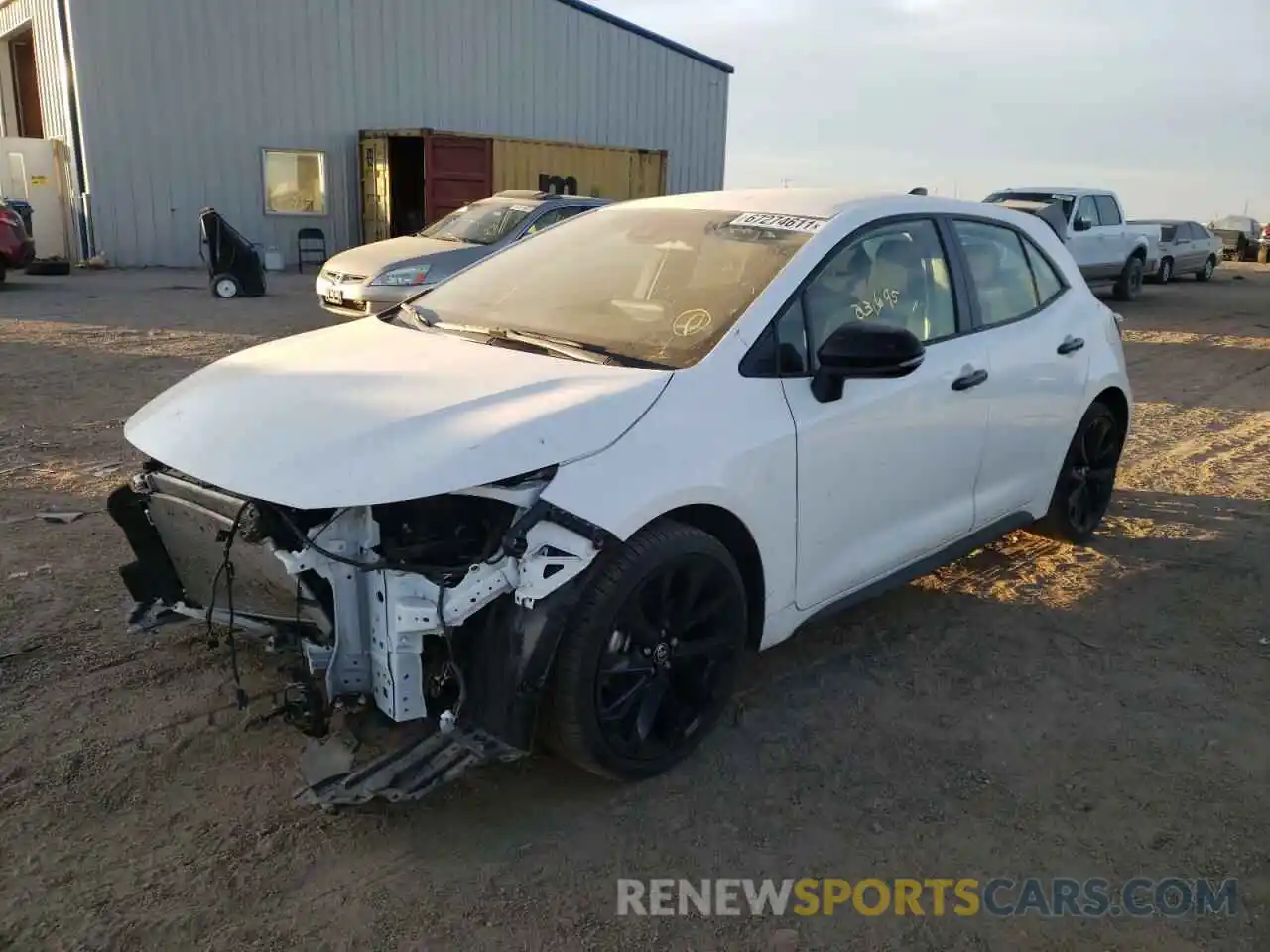 2 Photograph of a damaged car JTND4MBEXM3126016 TOYOTA COROLLA 2021