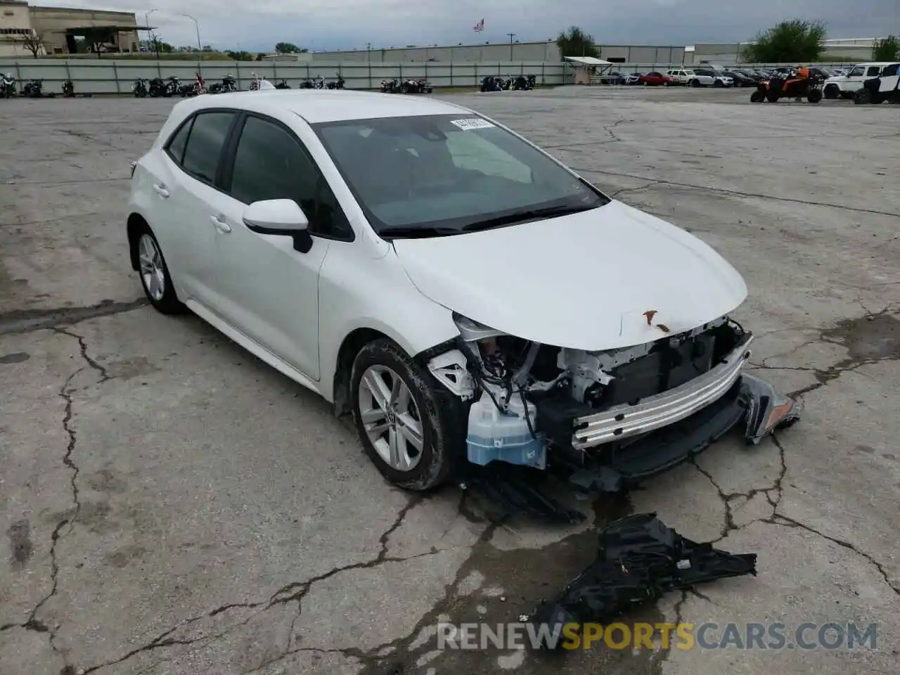 1 Photograph of a damaged car JTND4MBEXM3130194 TOYOTA COROLLA 2021