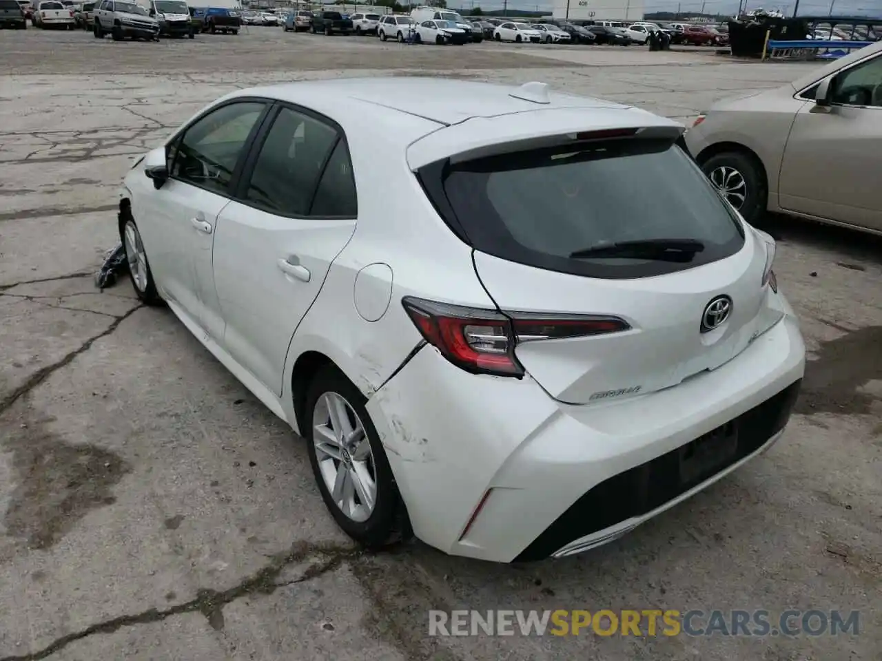 3 Photograph of a damaged car JTND4MBEXM3130194 TOYOTA COROLLA 2021