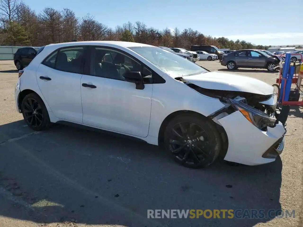 4 Photograph of a damaged car JTND4MBEXM3136223 TOYOTA COROLLA 2021