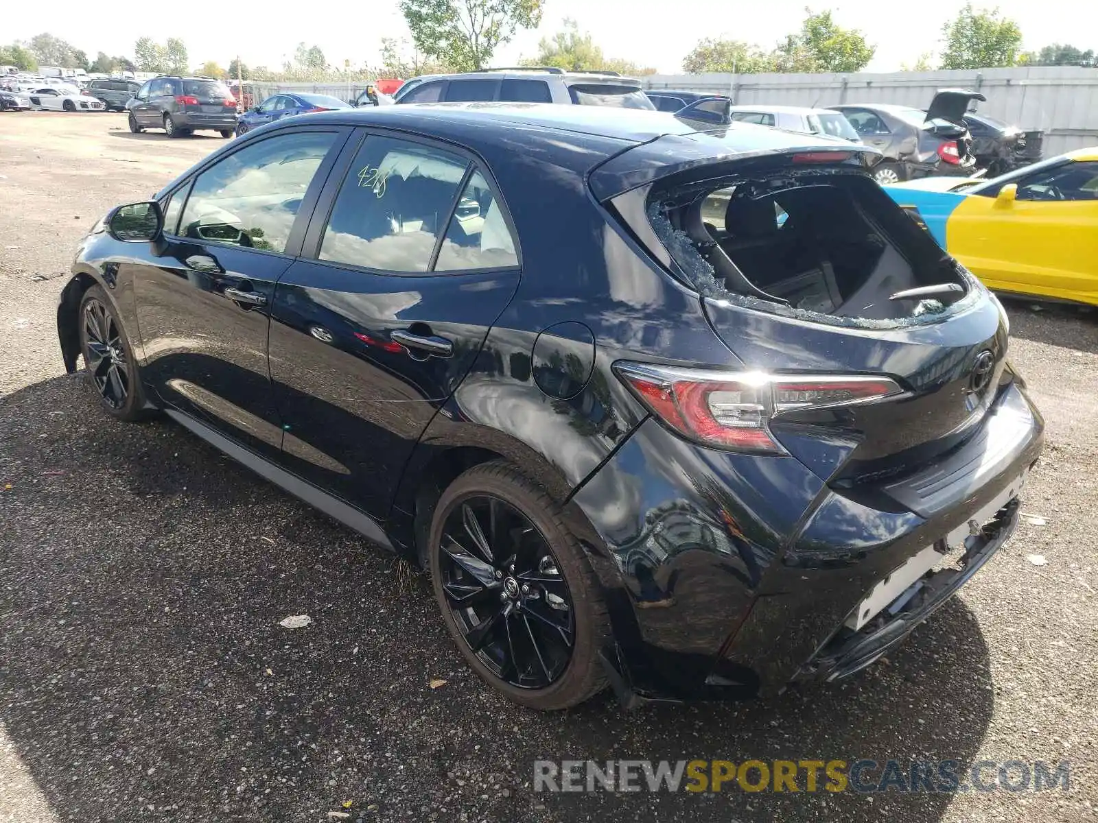 3 Photograph of a damaged car JTNK4MBE2M3117382 TOYOTA COROLLA 2021