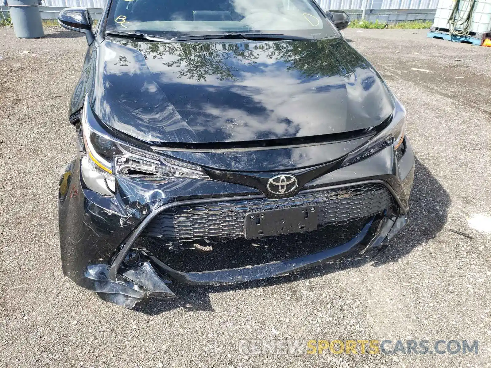 9 Photograph of a damaged car JTNK4MBE2M3117382 TOYOTA COROLLA 2021