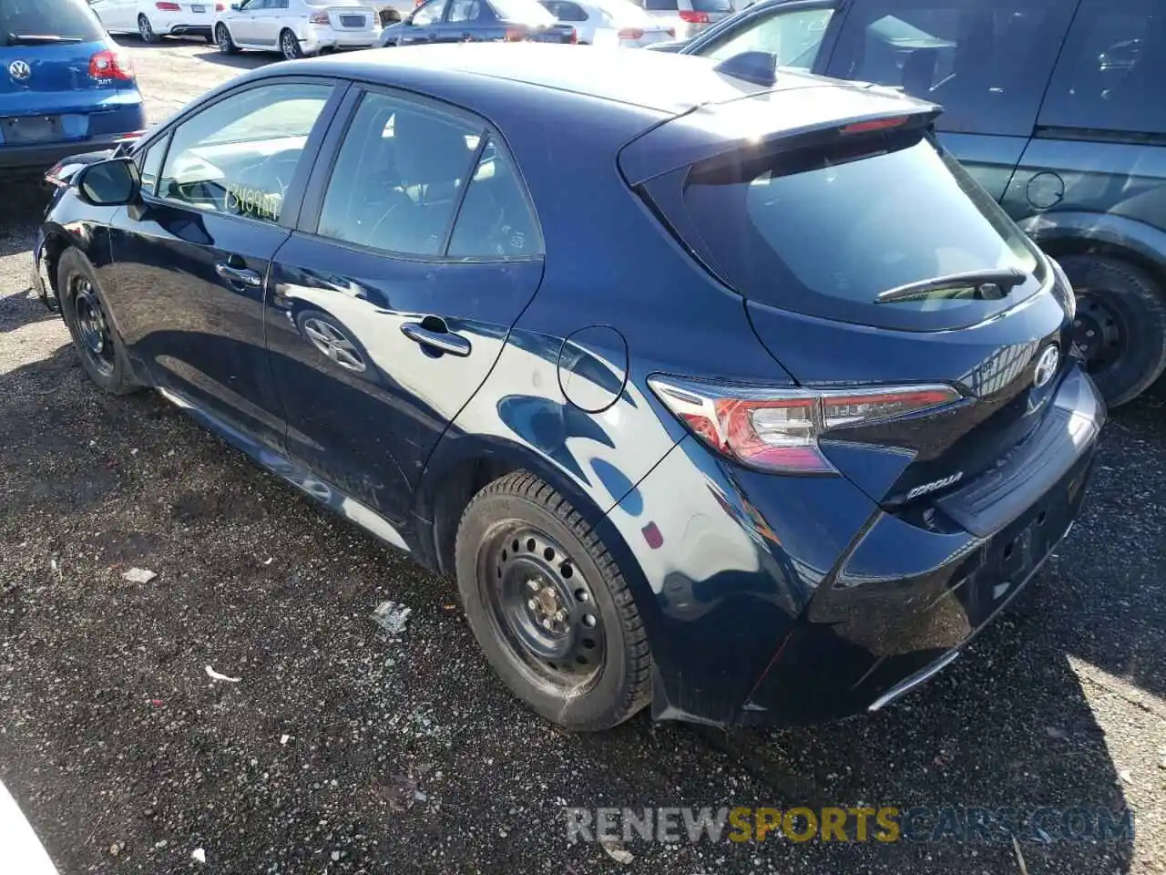 3 Photograph of a damaged car JTNK4MBE2M3143254 TOYOTA COROLLA 2021