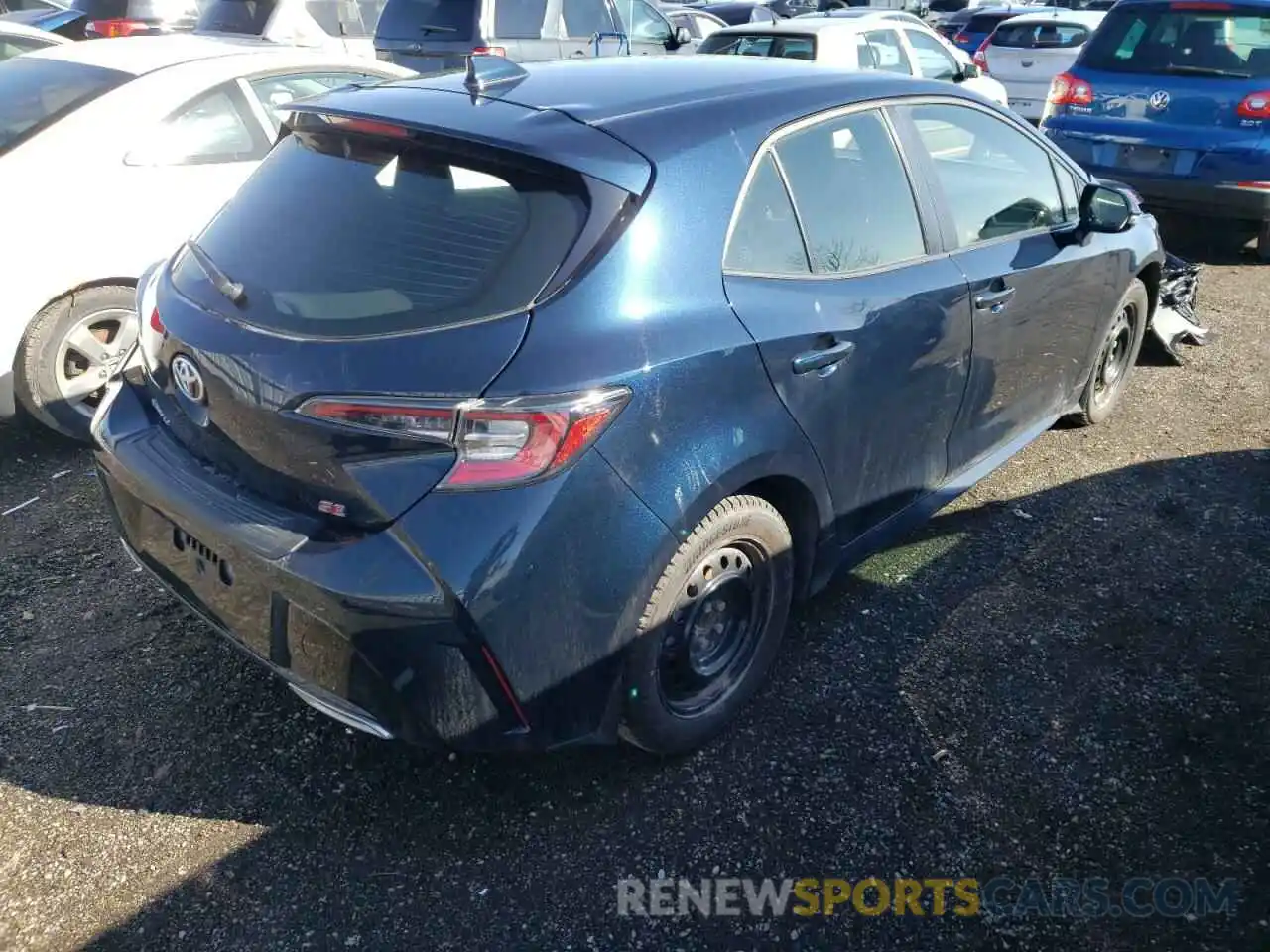 4 Photograph of a damaged car JTNK4MBE2M3143254 TOYOTA COROLLA 2021