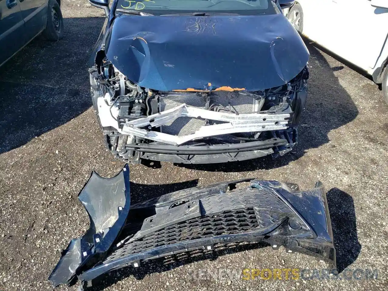 9 Photograph of a damaged car JTNK4MBE2M3143254 TOYOTA COROLLA 2021