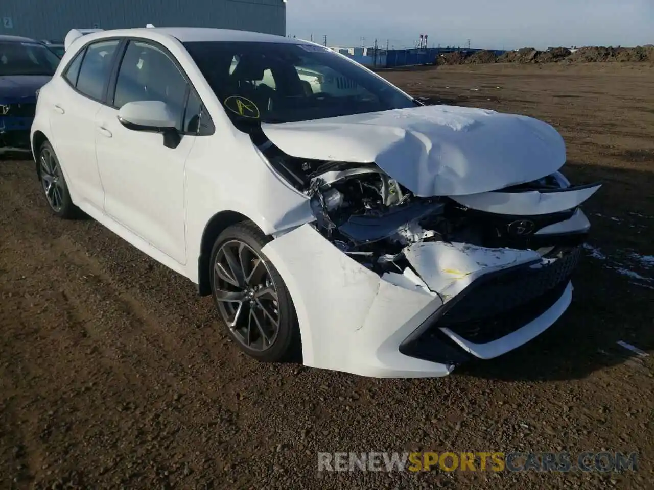 1 Photograph of a damaged car JTNK4MBE6M3144956 TOYOTA COROLLA 2021