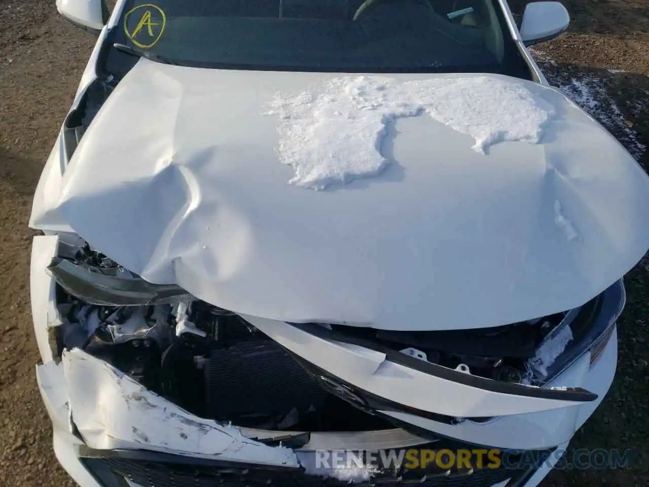 7 Photograph of a damaged car JTNK4MBE6M3144956 TOYOTA COROLLA 2021