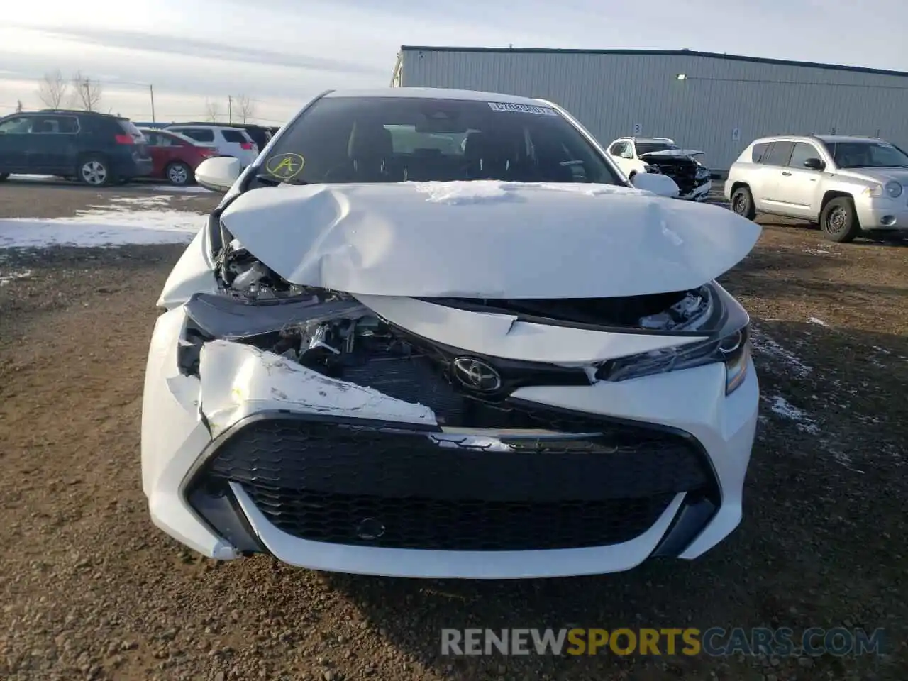 9 Photograph of a damaged car JTNK4MBE6M3144956 TOYOTA COROLLA 2021