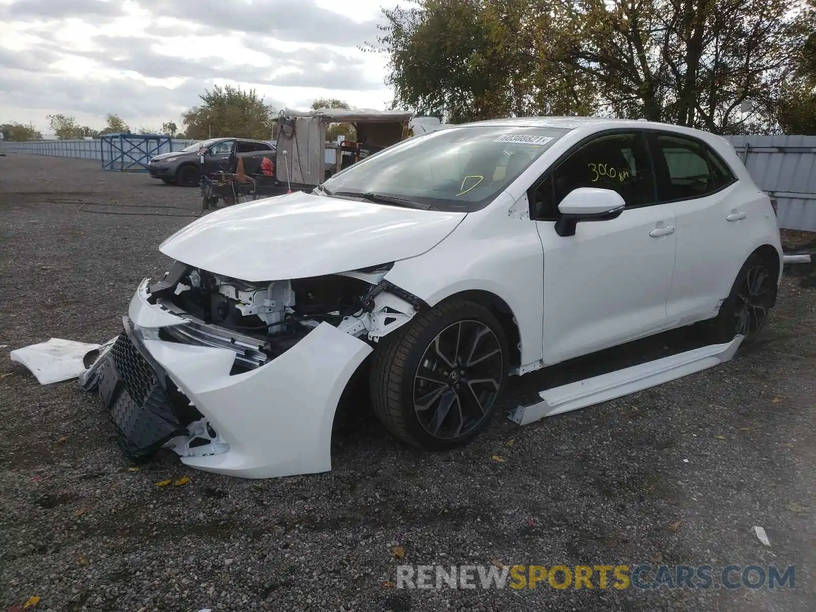 2 Photograph of a damaged car JTNK4MBE8M3112445 TOYOTA COROLLA 2021