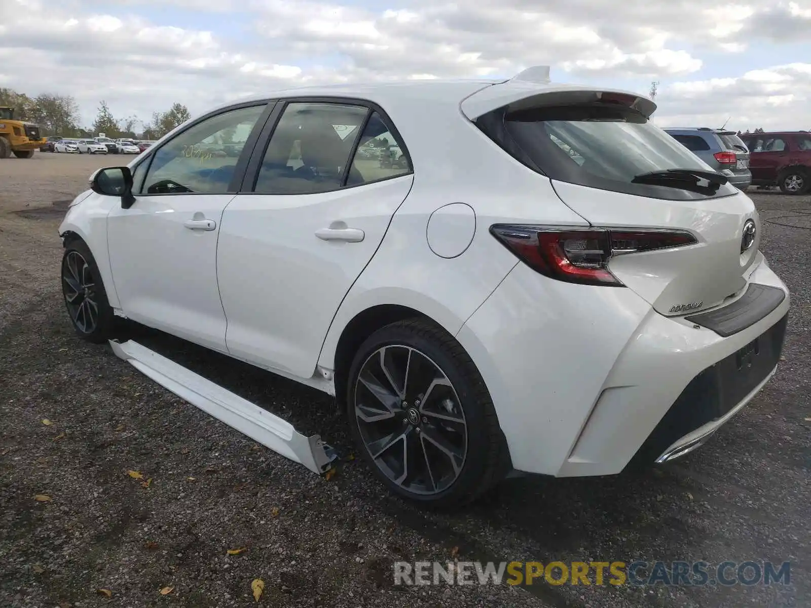 3 Photograph of a damaged car JTNK4MBE8M3112445 TOYOTA COROLLA 2021