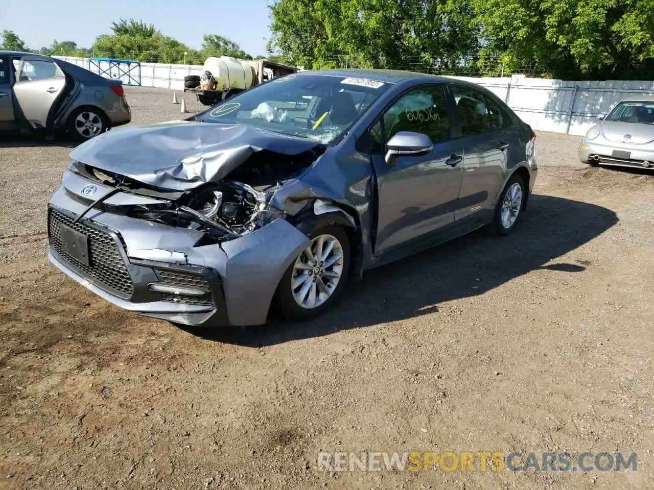 2 Photograph of a damaged car 5YFB4MBE0NP107074 TOYOTA COROLLA 2022