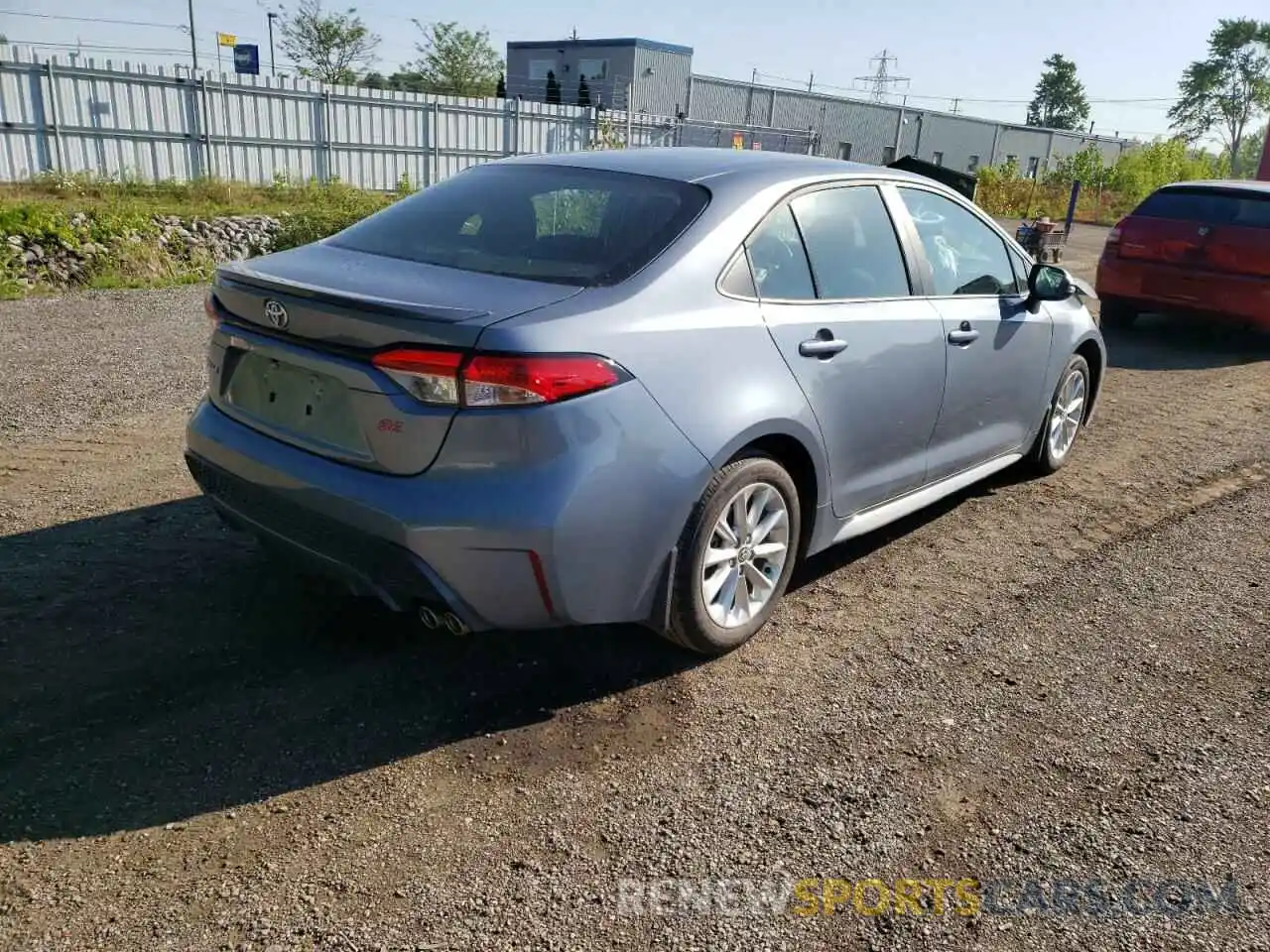 4 Photograph of a damaged car 5YFB4MBE0NP107074 TOYOTA COROLLA 2022