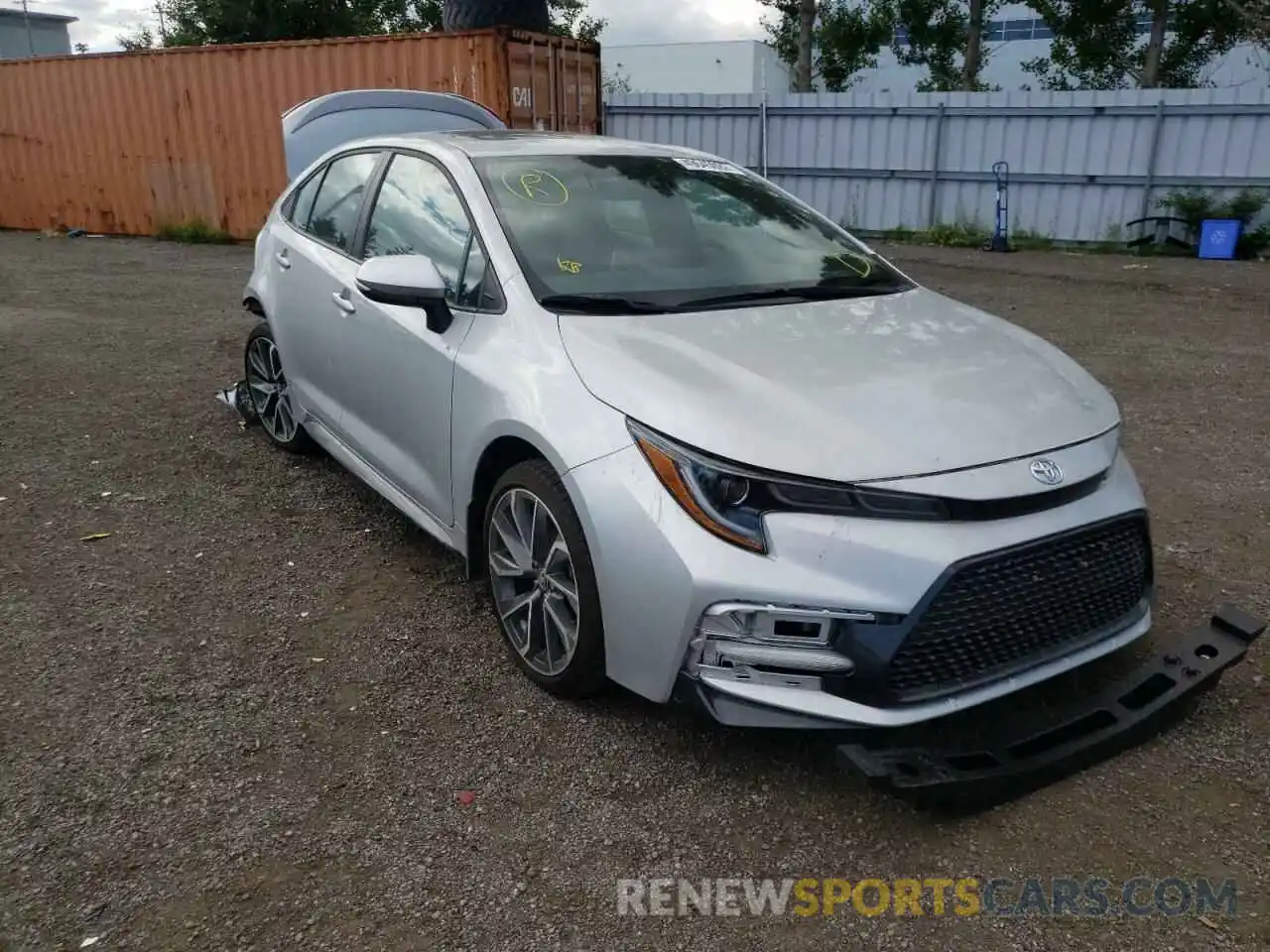 1 Photograph of a damaged car 5YFB4MBE1NP116107 TOYOTA COROLLA 2022