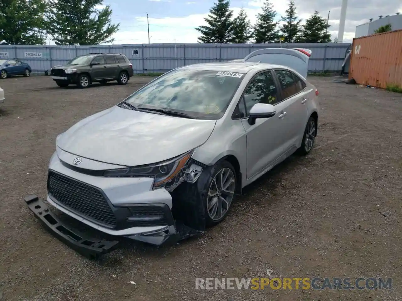 2 Photograph of a damaged car 5YFB4MBE1NP116107 TOYOTA COROLLA 2022