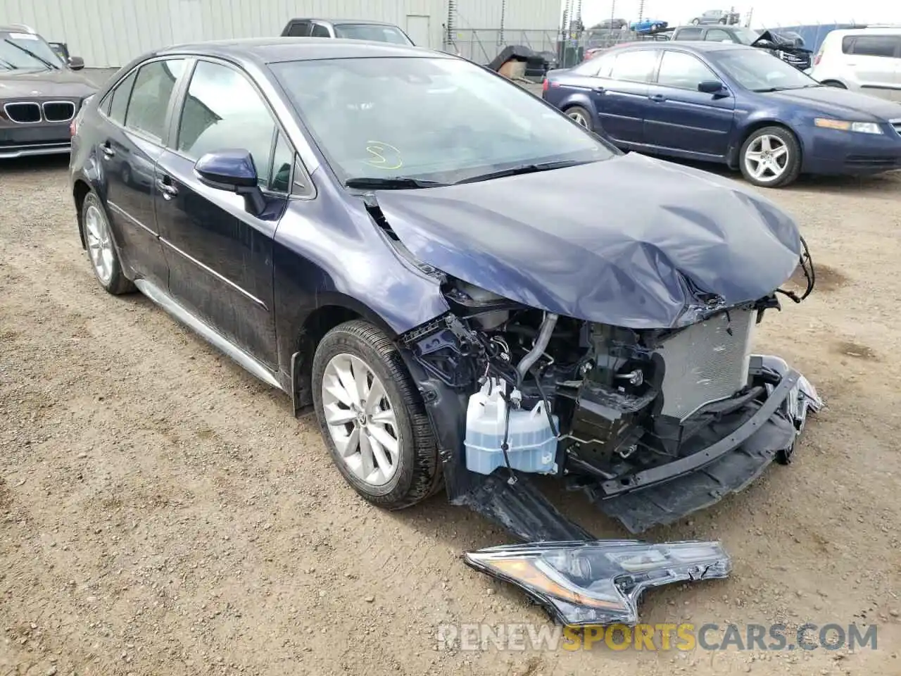 1 Photograph of a damaged car 5YFB4MBE5NP104431 TOYOTA COROLLA 2022