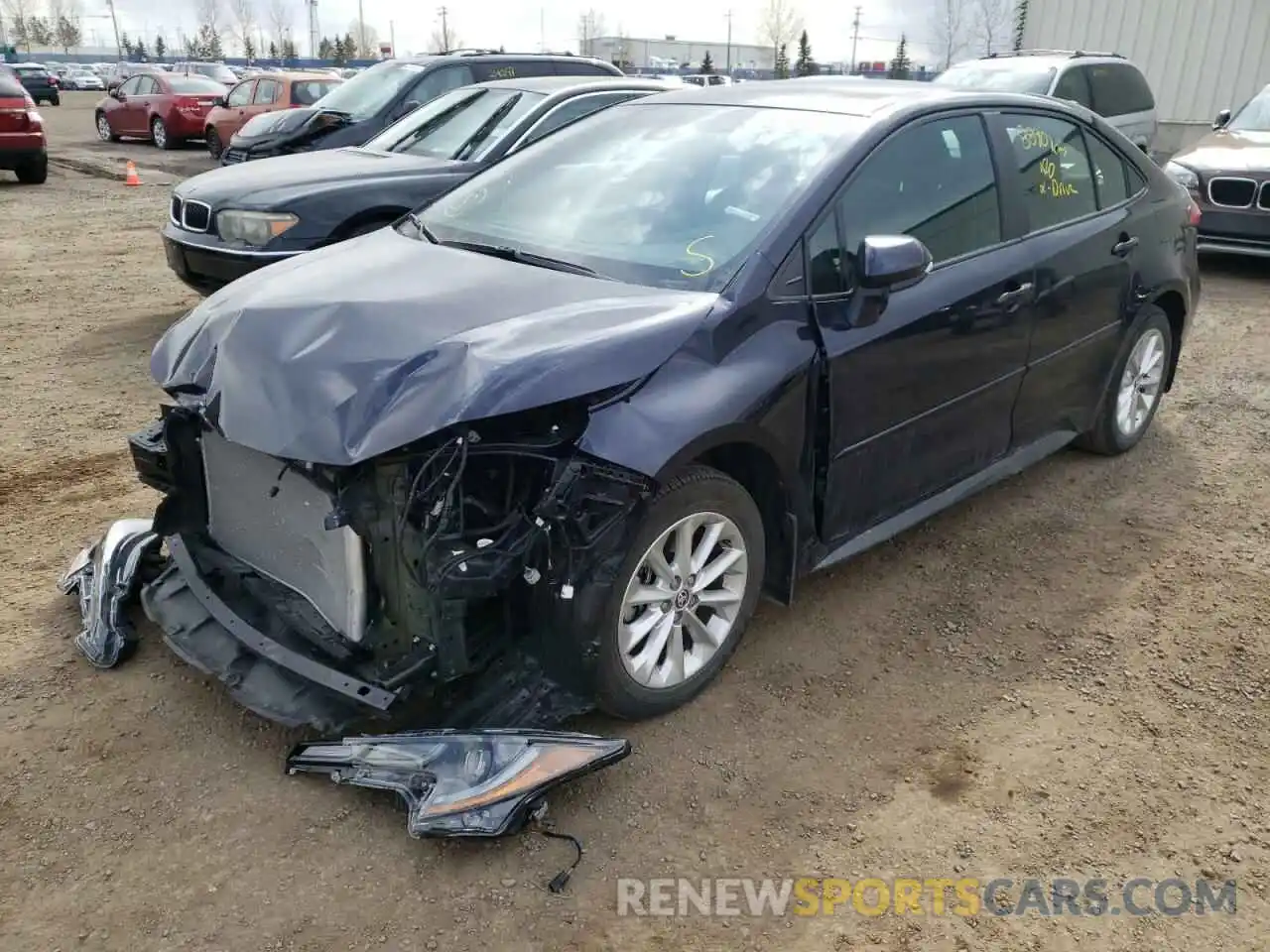 2 Photograph of a damaged car 5YFB4MBE5NP104431 TOYOTA COROLLA 2022