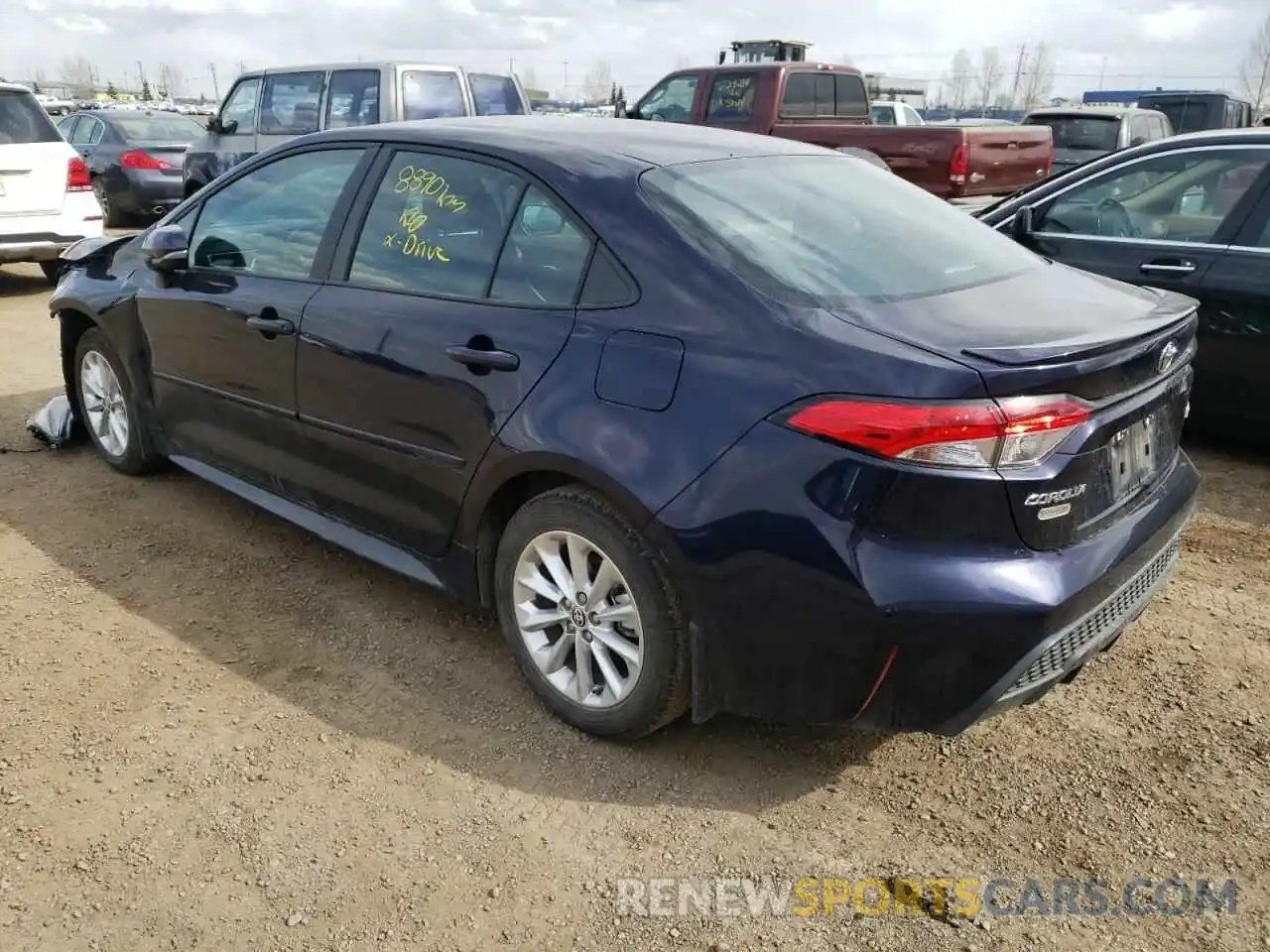 3 Photograph of a damaged car 5YFB4MBE5NP104431 TOYOTA COROLLA 2022