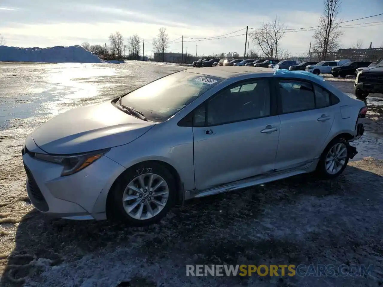 1 Photograph of a damaged car 5YFBPMBE2NP284698 TOYOTA COROLLA 2022