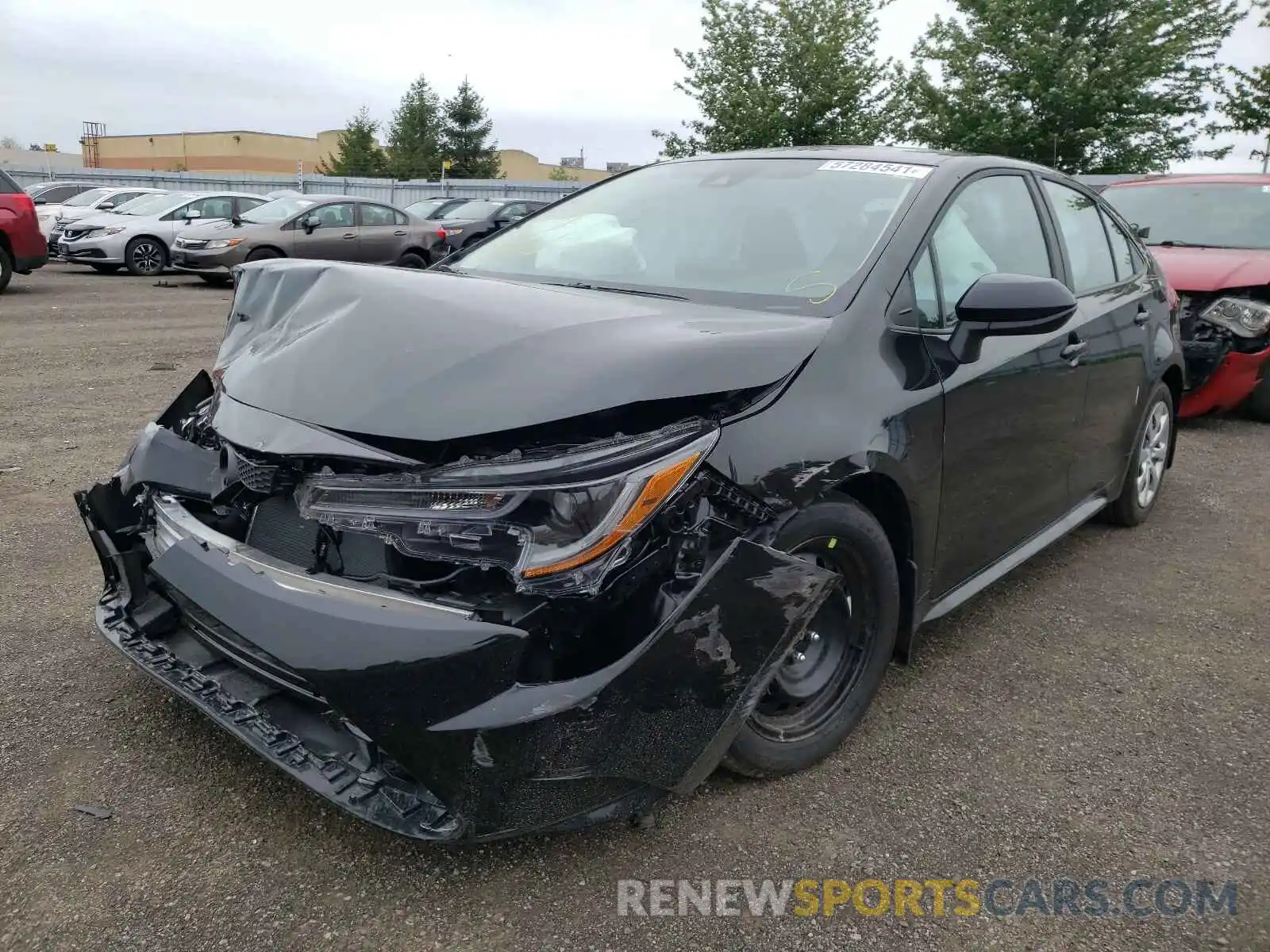 2 Photograph of a damaged car 5YFBPMBE6NP275485 TOYOTA COROLLA 2022