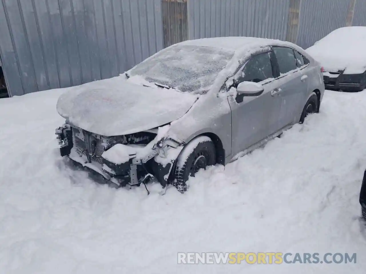 2 Photograph of a damaged car 5YFBPMBE7NP271753 TOYOTA COROLLA 2022