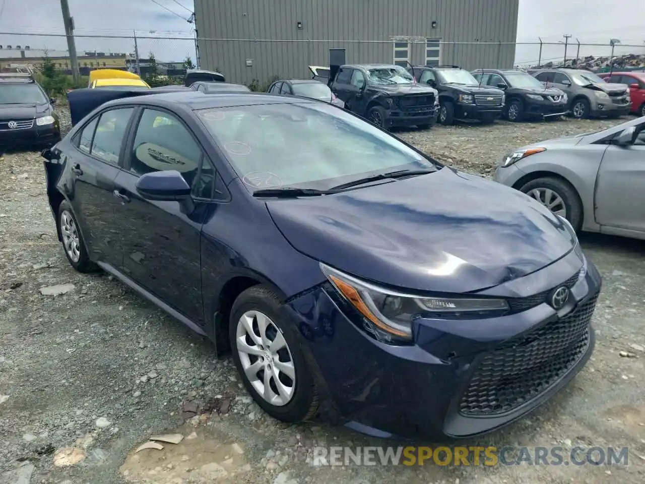 1 Photograph of a damaged car 5YFBPMBE7NP303763 TOYOTA COROLLA 2022