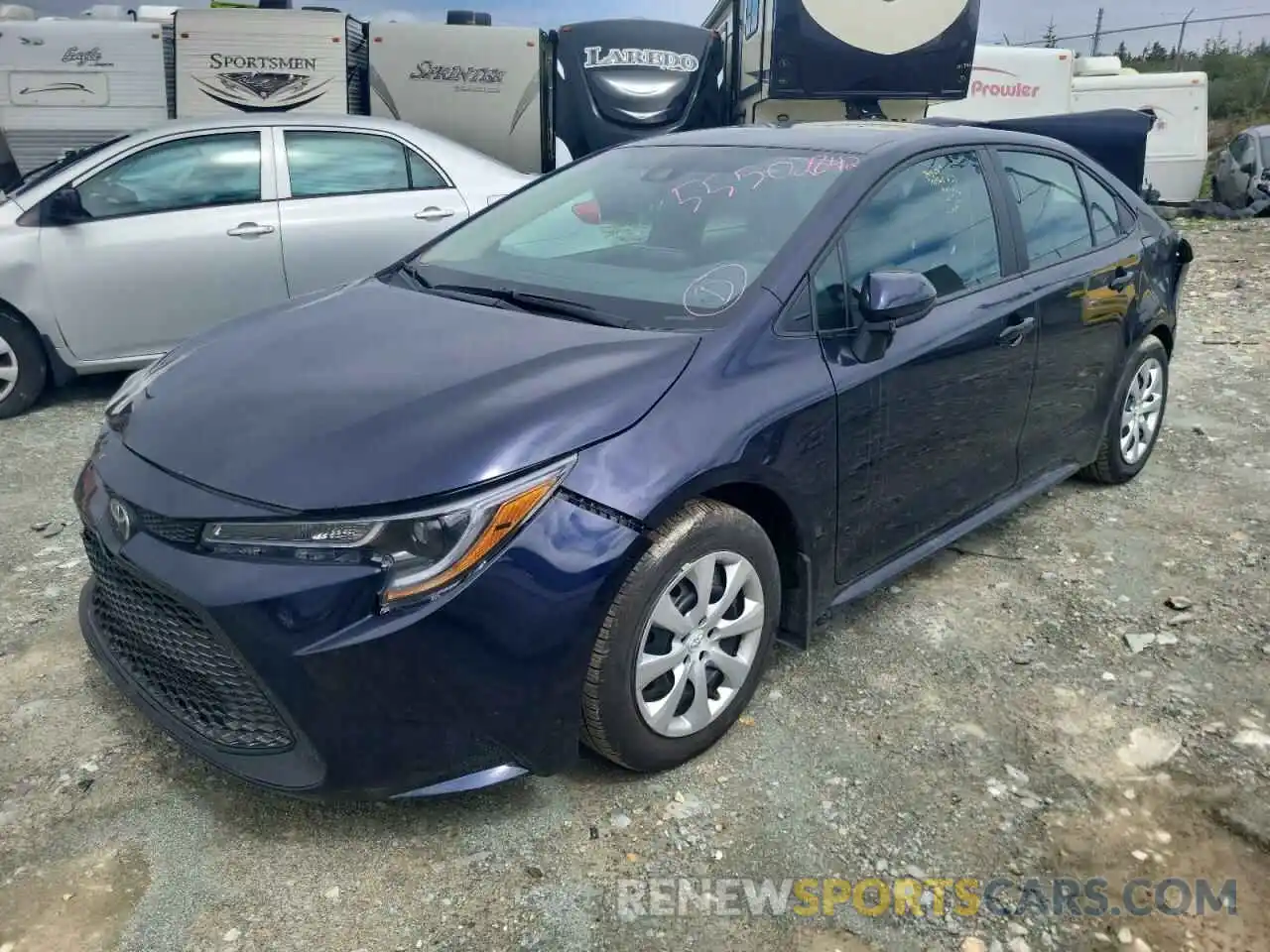 2 Photograph of a damaged car 5YFBPMBE7NP303763 TOYOTA COROLLA 2022