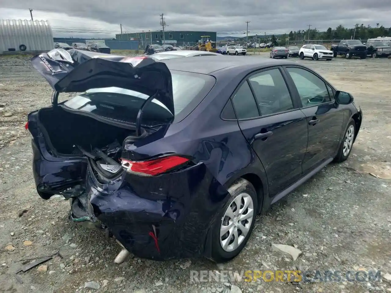 4 Photograph of a damaged car 5YFBPMBE7NP303763 TOYOTA COROLLA 2022